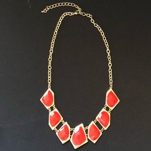 Red and gold necklace